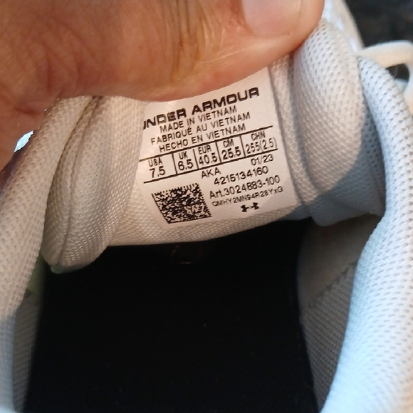 White Mesh Athletic Sneakers - Picture 7 of 8